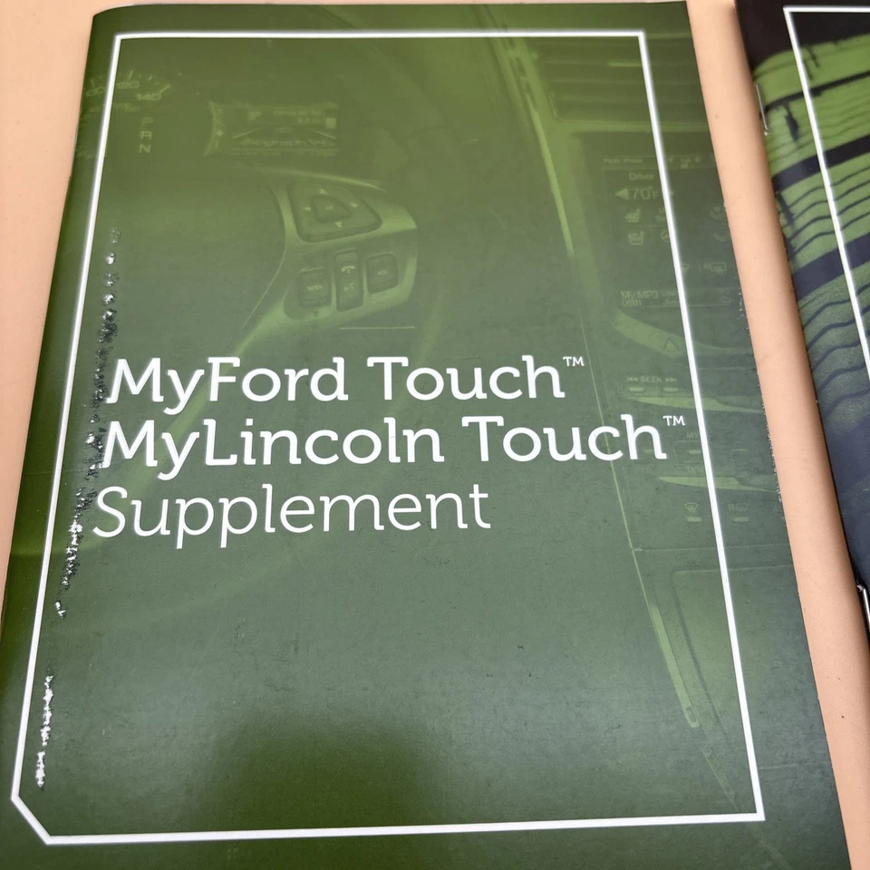 Lincoln MKX 2011 manual del propietario guía de referencia rápida con estuche incluido Foto 3 de 4