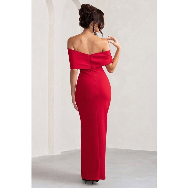 strapless open back dress Red Gradient Prom Dress Vintage Strapless Red Wedding Dress Evening Dress  cg17095 main image 0