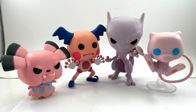 Funko Pop! Pokemon Lot Mr Mime #582 Mew #643 Mewtwo #581 Snubble