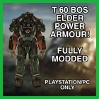F76 ☢️ T 60 Power Armour - Fully Modded BOS ELDER ☢️ PS4/5 and PC only.