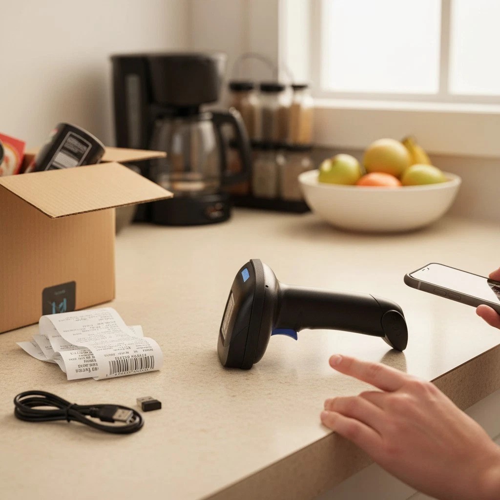 Wireless Bluetooth Barcode Scanner NT-1228BC with CCD Reader for Smart Devices