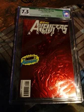 CGC Qualified 7.5 Pop 1 Triple Signed Avengers #100 Excellent Condition 