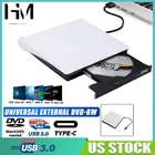 Slim External CD DVD Drive USB 3.0 Disc Player Burner Writer For Laptop PC Mac