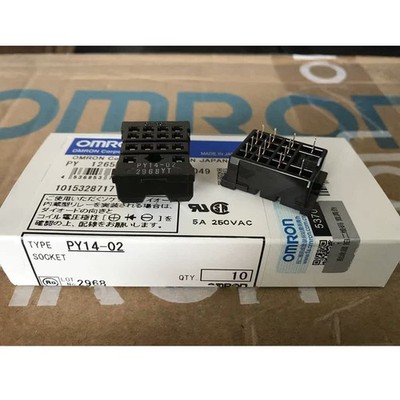 10PC NEW   PY14-02 Relay Socket   #zb