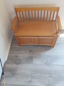 Wooden Child's Storage Bench Seat Toy Chest | Lift-Top Storage