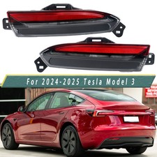 Led Rear Bumper Reflector Tail Light Set Left Right For 2024-25 Tesla Model 3 Led Rear Bumper Reflector Tail Light Set Left Right For 2024-25 Tesla Model 3