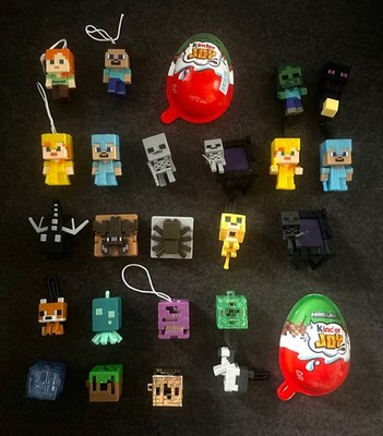 Kinder Joy Minecraft Sammelfiguren 2026 zur Auswahl  komplett mit BPZ & Schur!