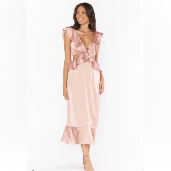 knee length dresses for ladies Smocked Midi Dress - Zoey main image 1