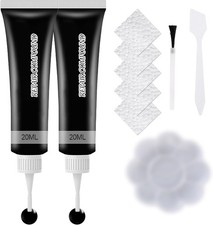 2 Stuck 20ML Leder Reparatur Set flüssig Schwarz Lederreparaturset Schwarz 2 Stuck 20ML Leder Reparatur Set flüssig Schwarz Lederreparaturset Schwarz