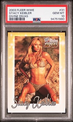Stacy Keibler 2003 Fleer Wwe Divine Divas #31 PSA 10