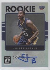 2016-17 Donruss Optic Rookie Signatures Holo Silver Prizm Cheick Diallo Auto 0b5