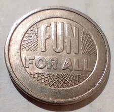 Fun For All Good Time $ Amusement Arcade Game Token Vintage