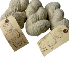 The Great White Bale 3 Skein Yarn Natural Color Lot 1 & Lot 4
