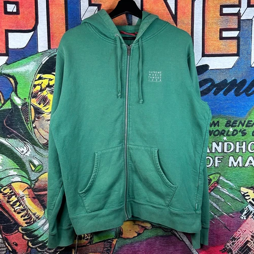 Sweat à capuche zippé Supreme World Famous taille M