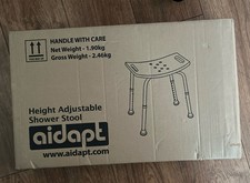 Aidapt Height Adjustable Shower Stool VB540B -  new
