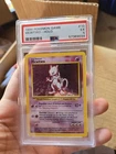 Pokémon Mewtwo TCG Base Set Holo Unlimited Rare Card 10/102 PSA-5