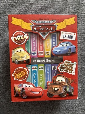 Disney Pixar The World of Cars 12 Board Books Boxed Set 2008