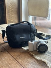 Sony White Camera ILCE- 5000 Thailand Needs Charger With Sony Lens 3.5-5.6 Optic
