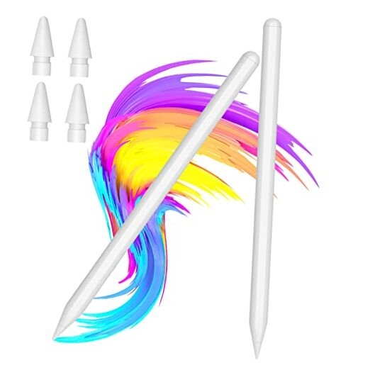 2 Pack Stylus Pen 2nd Generation for iPad Pro with Charging, Active Pen