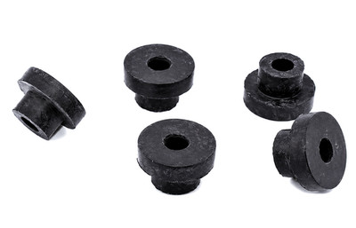 5/8'' Hole Silicone Rubber Step Bushing Firewall Pass-Through 5/16'' ID x 1'' OD