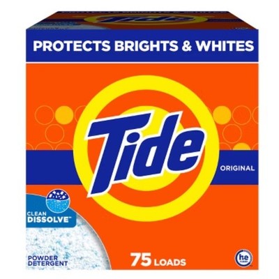 Tide Turbo High Efficiency Powder Laundry Detergent - Original 85oz