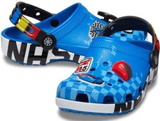 Crocs Nascar Classic Clog NEW Black Kids Child and Junior Sizes c12-J6 209462