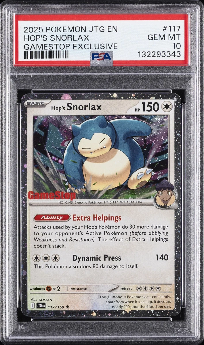 Hop's Snorlax 117/159 Miscellaneous Cards & Products for sale | eBay