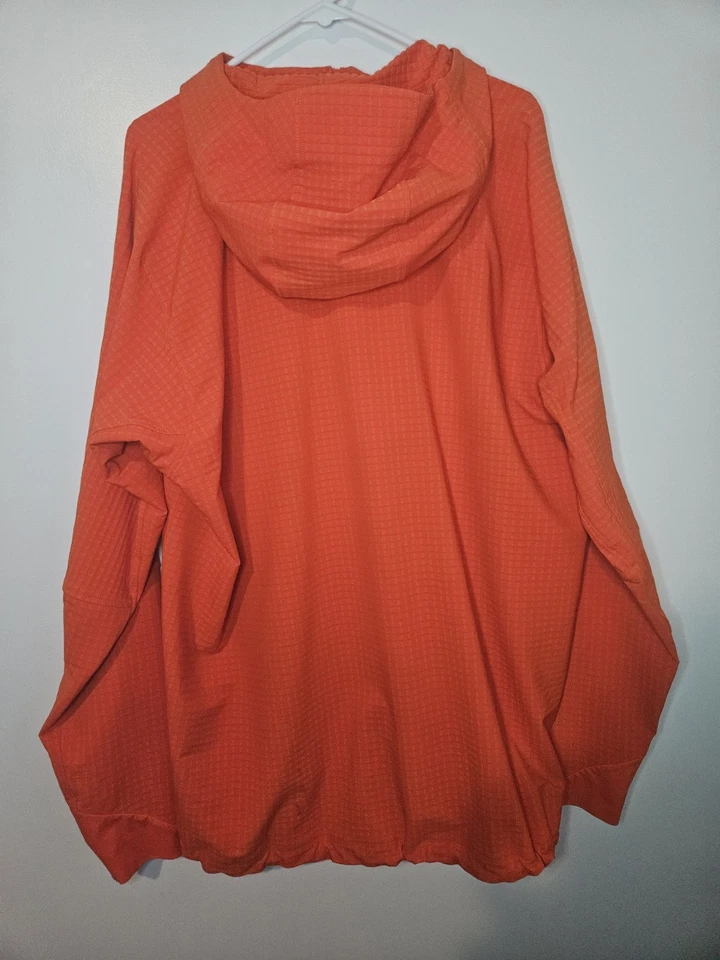 Chaqueta con Capucha Patagonia R1 Techface Para Hombre XXL Naranja Cremallera Completa Regulador Gorpcore Foto 2 de 4