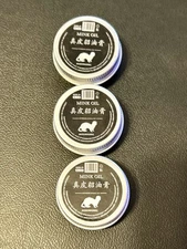 3- 1oz Tins Of Mink Oil- For Leather Bags, Couches And Much More