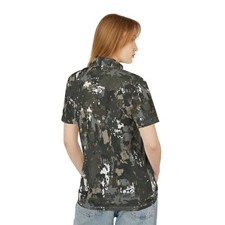 Green Digital Camo Polo Shirt  All-Over Print Polo