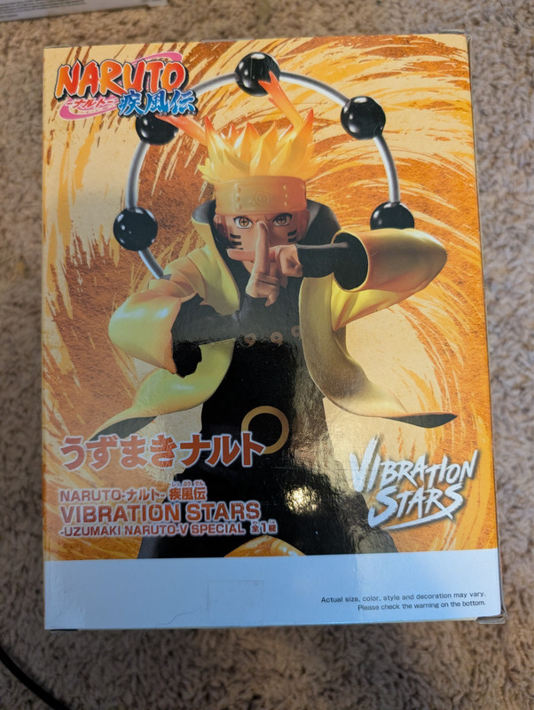 NARUTO Shippuden VIBRATION STARS UZUMAKI NARUTO-Ⅴ SPECIAL Figure NEW IN BOX