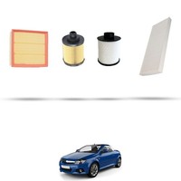 Hoffcar Wartungskit - 4 Filter FüR Opel Tigra Twintop 1.3 Cdti 51Kw Ab 2004