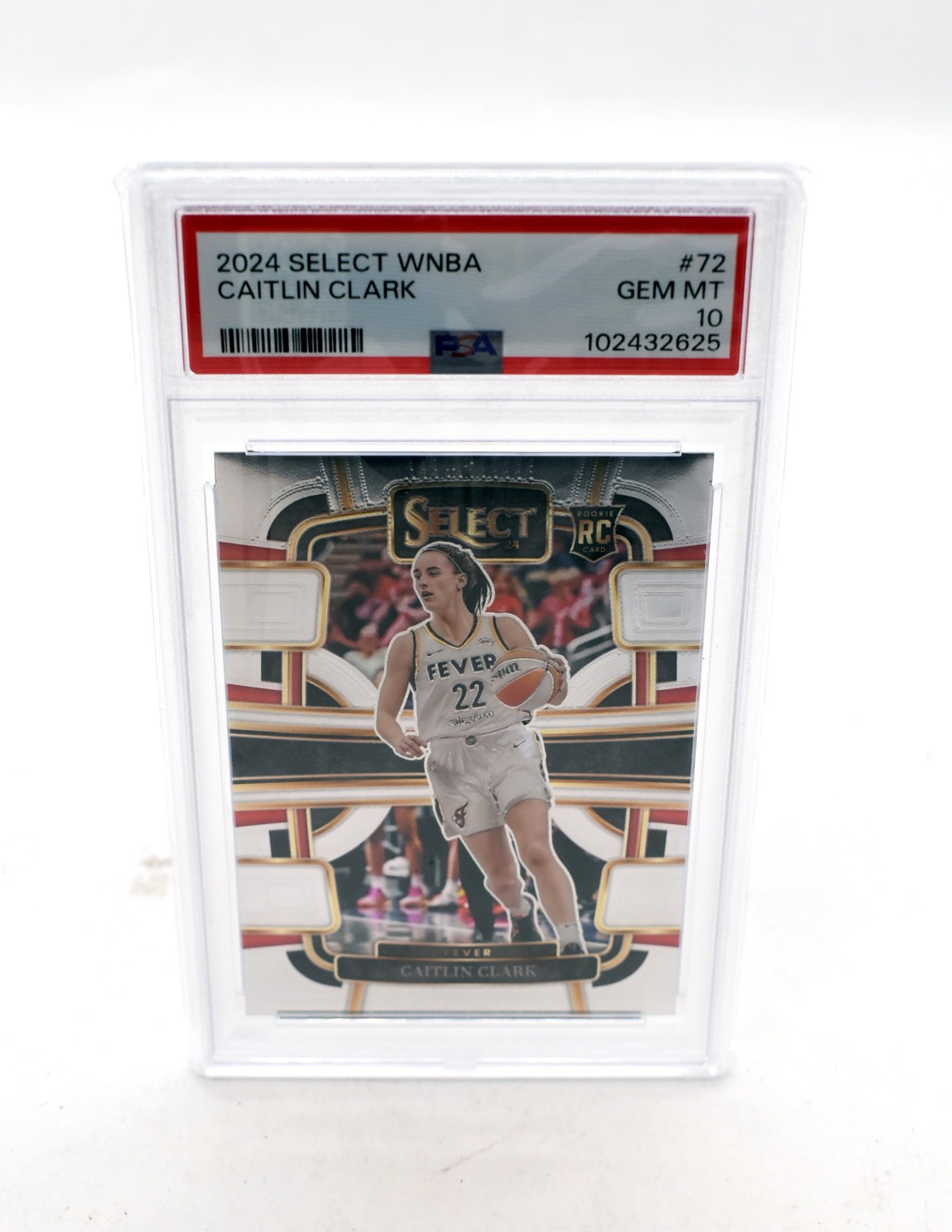2024 Panini Select WNBA Caitlin Clark #72 RC Rookie Card 22 Fever - PSA 10 view 1