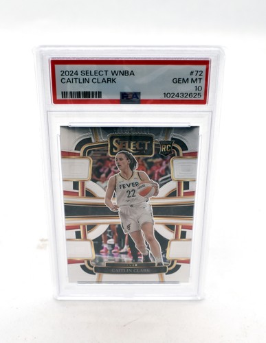 2024 Panini Select WNBA Caitlin Clark #72 RC Rookie Card 22 Fever - PSA 10