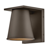 Wandleuchte AußEn Downlight GU10 Led IP44 H: 15Cm In Bronze Wand Lampe Haus