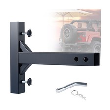 Hitch Mount Flagpole Holder Sunshade Umbrella Holder - Powder Coated, Anti-Ru...