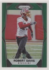 2017 Panini Prizm Rookies Green Prizm Robert Davis #220 lu0