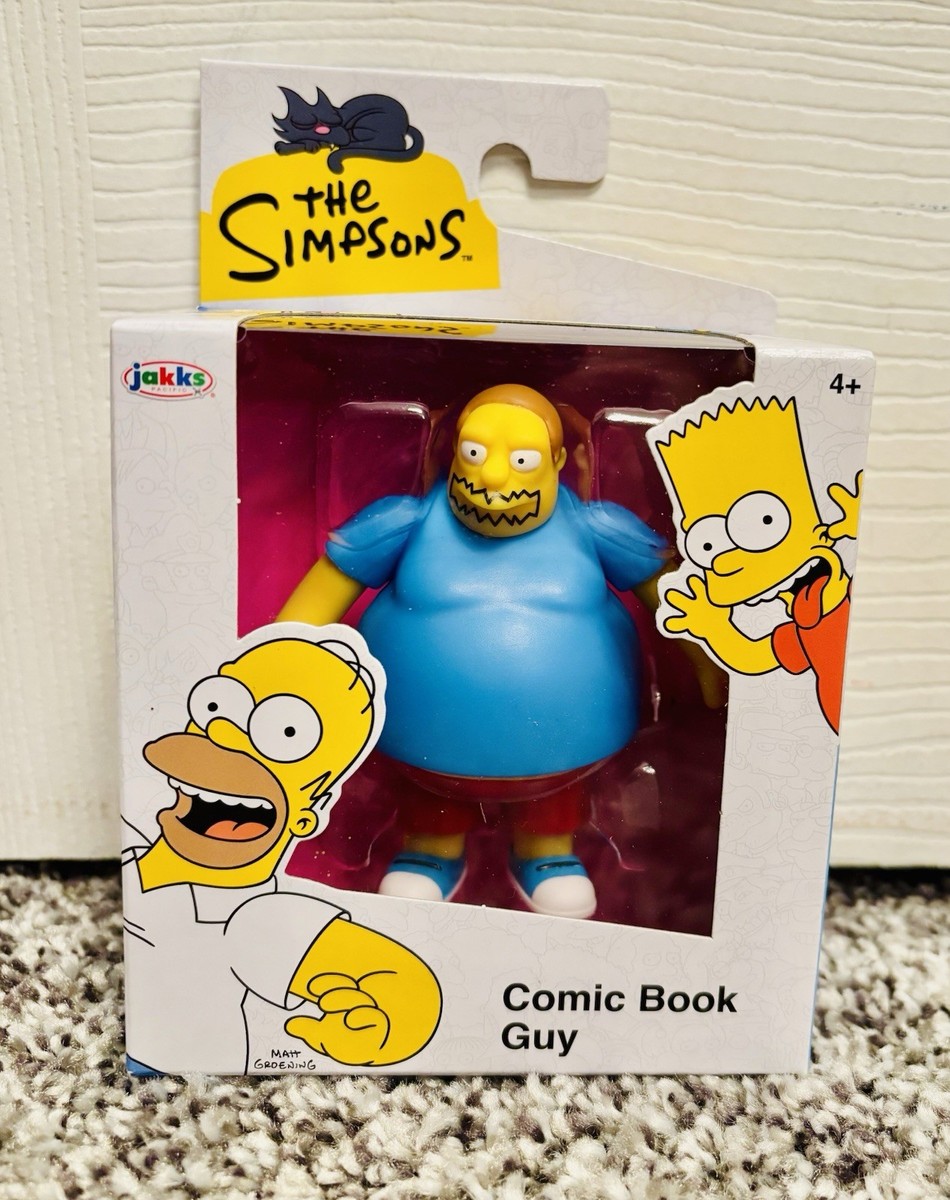 The Simpsons Comic Book Guy 2.5” Scale Action Figure Wave 3 Jakks