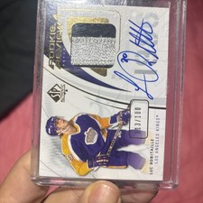 2009 SP Authentic Rookie Review 94/100 Luc Robitaille #RR-LR Patch Auto HOF 4f5