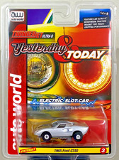 NOS Auto World Thunderjet HO Slot Car 1965 FORD GT40 Silver Yesterday  Today