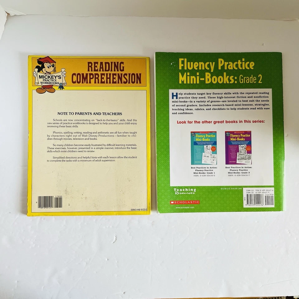 Lot of 2 Reading Comprehension Mini Book Grade K 1st 2nd 3rd Teacher Resource - Image 2 of 4