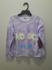 Girls Size Large 10/12 AC/DC Sweatshirt Top NWT