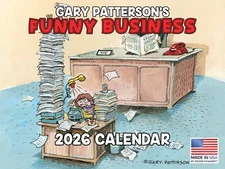 Gary Patterson Funny Business Calendar 2026 Office Humor Monthly Wall