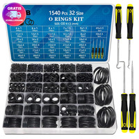 O-Ring Set 32 GrößEn Nitrilkautschuk 1540 Stk