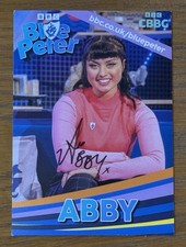 Abby Cook, Blue Peter, Official Cast Card, Hand Signed, 6x4