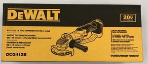 Dewalt DCG412B 20V MAX* Lithium Ion 4-1/2” grinder (Tool Only)
