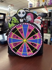 Disney Loungefly The Nightmare Before Christmas Oogie Boogie Wheel Mini Backpack