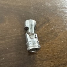Snap On Tmusm10a - 14 Drive 10mm Shallow 6pt Chrome Universal Socket. Snap On Tmusm10a - 14 Drive 10mm Shallow 6pt Chrome Universal Socket.