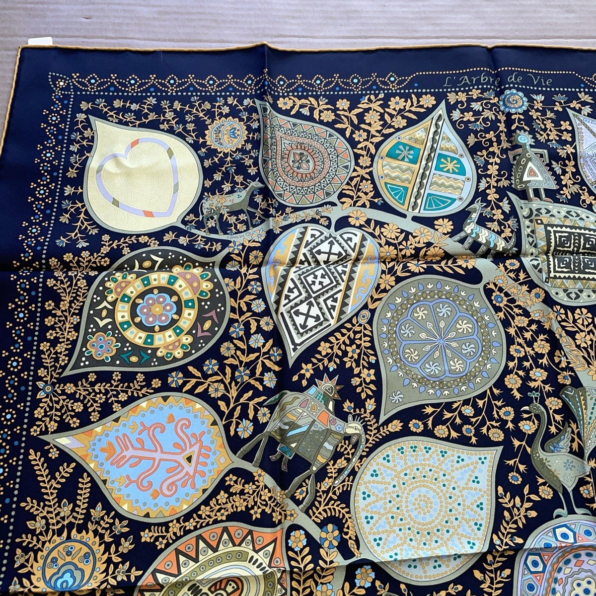 New Hermes Silk Scarf Carre 90 cm 35 