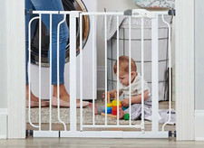 REGALO EASY STEP SAFETY GATE MODEL 1160 DS IN WHITE